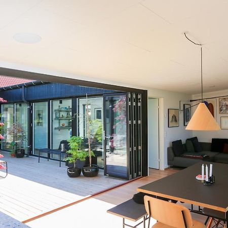 Modern Architecture Atrium House Villa Kopenhagen Bagian luar foto