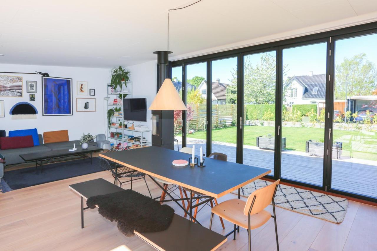 Modern Architecture Atrium House Villa Kopenhagen Bagian luar foto
