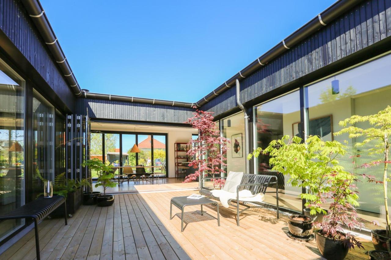 Modern Architecture Atrium House Villa Kopenhagen Bagian luar foto