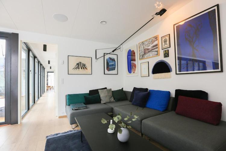 Modern Architecture Atrium House Villa Kopenhagen Bagian luar foto